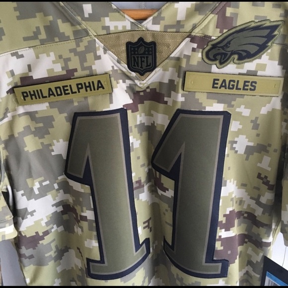 CLEARANCE: Nike Salute To Service Wentz Jersey - Picture 3 of 7